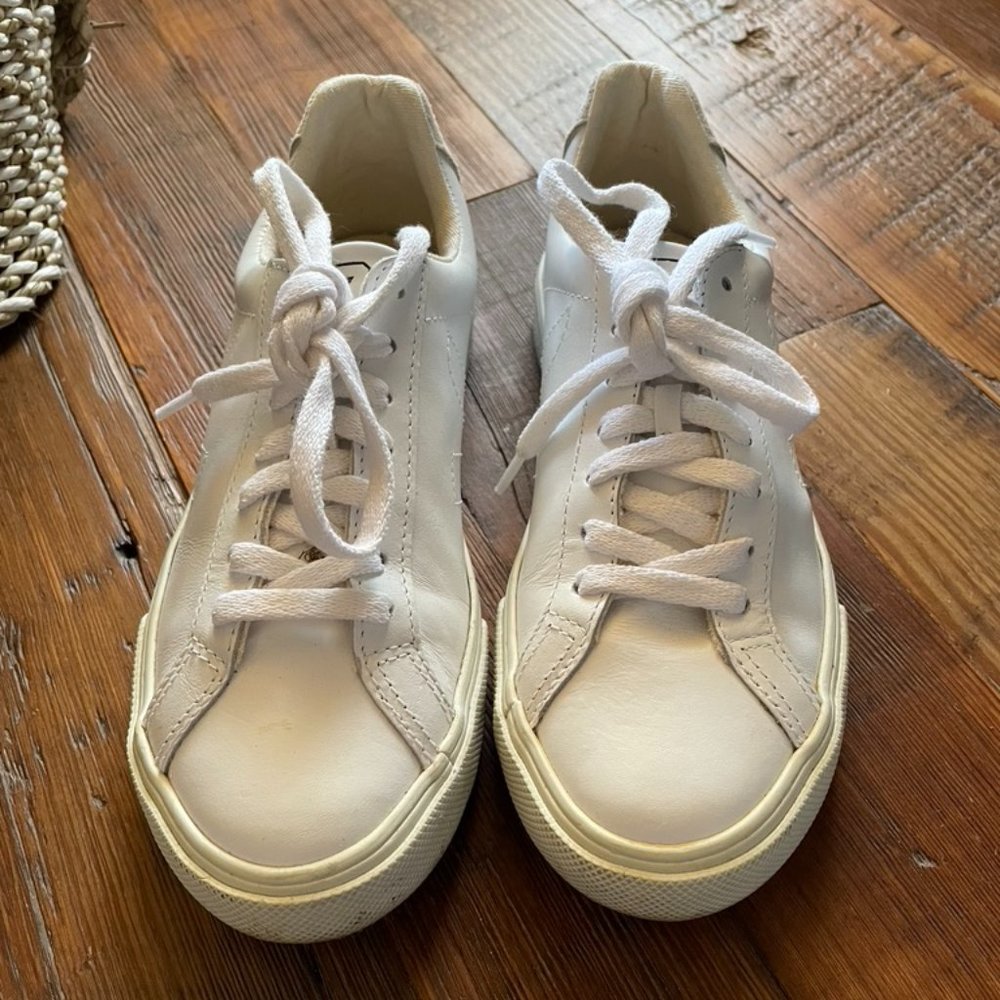 Veja White Vegan Leather Sneakers